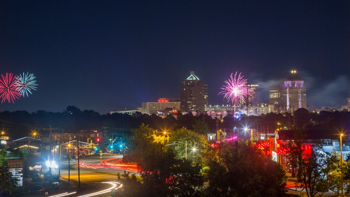See Fireworks During 4th of July and All Summer in NC